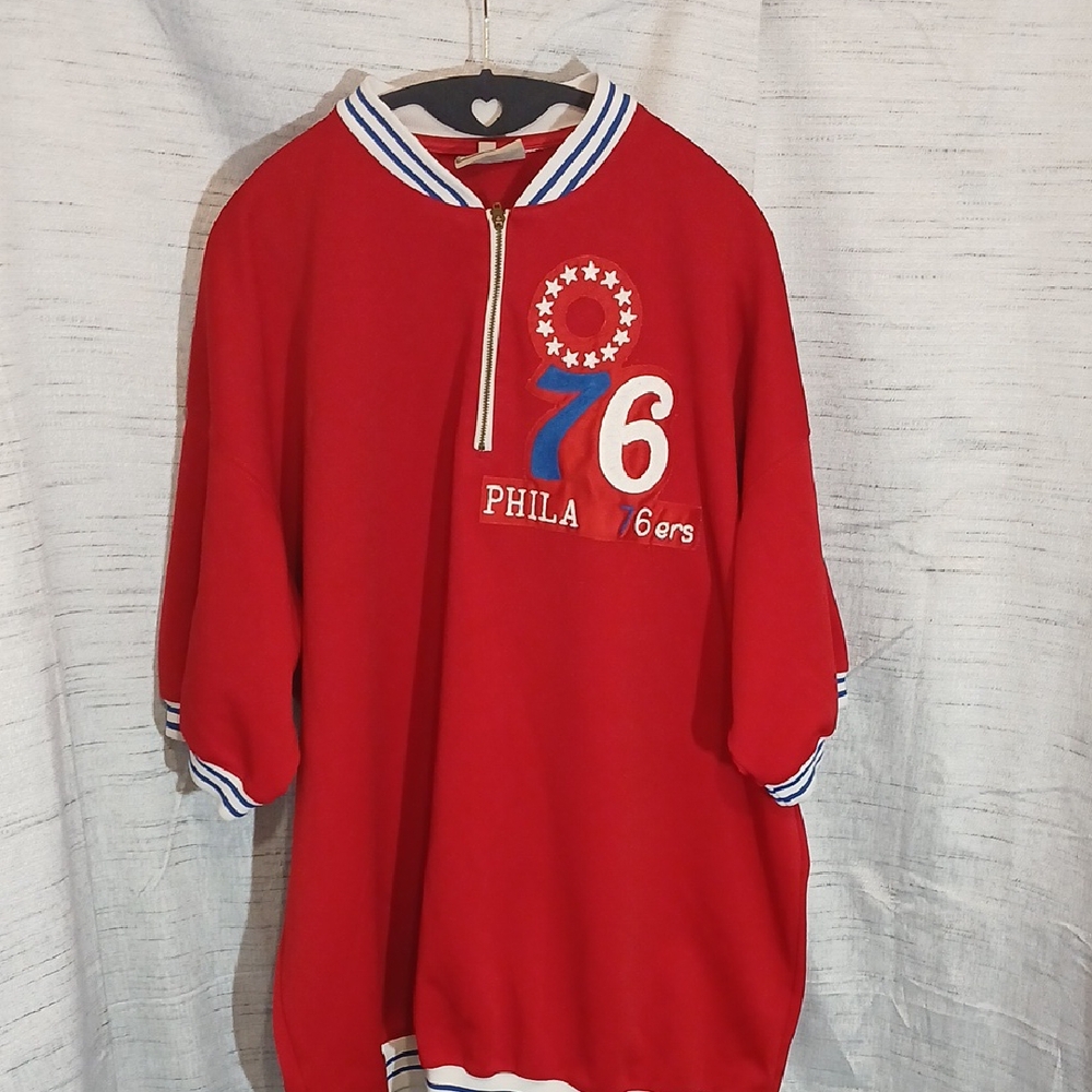 Hardwood Classic Philadelphia 76ers Shooting Shirt Sz 54 Men's